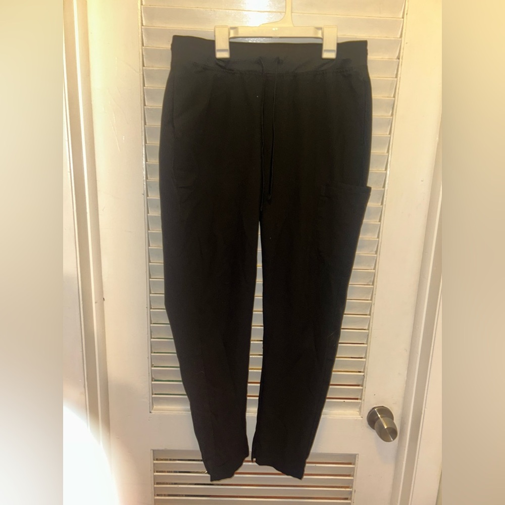 Black Mandala Scrub Pants
